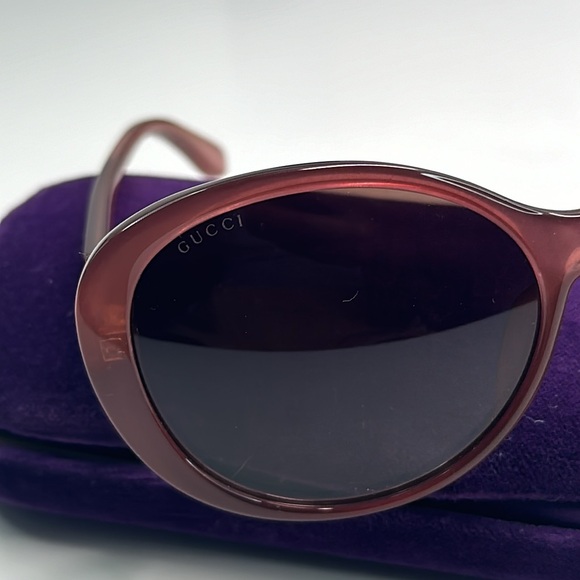 New Authentic Gucci GG0793SK 003 IN PINK-BROWN SUNGLASSES - Picture 12 of 15